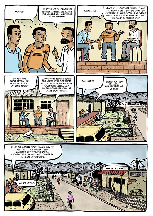 Comic infographic